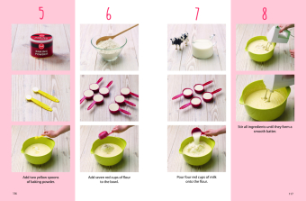 Kids Easy Cup Cookbook: Baking with Kids (Part 1), Baking box set incl. 5 colorful measuring cups, m. 1 Buch, m. 5 Beilage