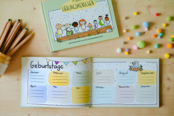 Freundschaftsbuch Meine Lieblingsmenschen - Erinnerungen an die Kindergartenzeit 