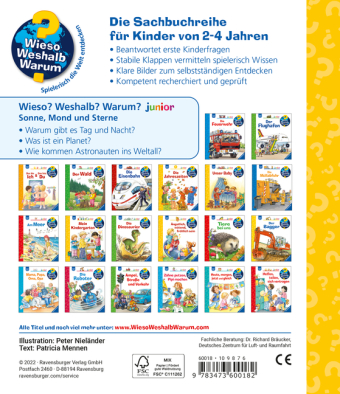 Wieso? Weshalb? Warum? junior, Band 72 - Sonne, Mond und Sterne