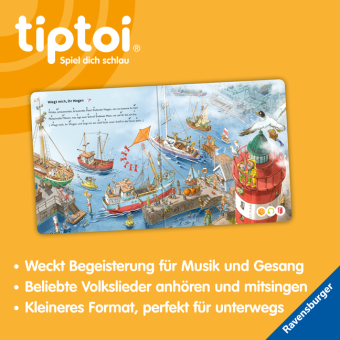 tiptoi® Liederbücher - Meine schönsten Lieder für unterwegs