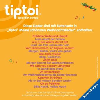 tiptoi® Liederbücher - Meine schönsten Weihnachtslieder