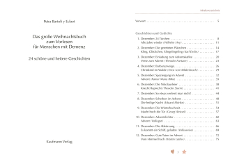 Das große Weihnachtsbuch zum Vorlesen für Menschen mit Demenz