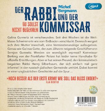 Der Rabbi und der Kommissar: Du sollst nicht begehren,1 Audio-CD, 1 MP3