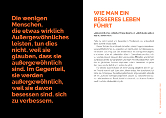 Die subtile Kunst des Daraufscheißens: Das Journal