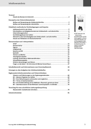 Running Man - Michael Gerard Bauer - Lehrerheft