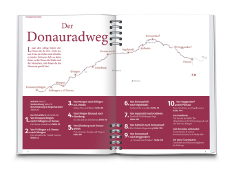 KOMPASS Radreiseführer Donauradweg Deutschland 