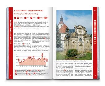 KOMPASS Wanderführer Oberlausitz, Lausitzer Heide-, Teich- und Bergland, mit Zittauer Gebirge, 55 Touren mit Extra-Tourenkarte