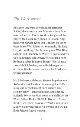 Friedensgebete