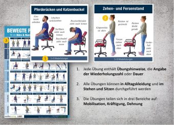 Fitnessposter Bewegte Pausen