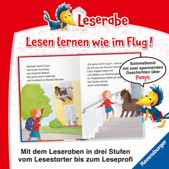 Leserabe Sonderausgaben - Rabenstarke Ponygeschichten für Erstleser