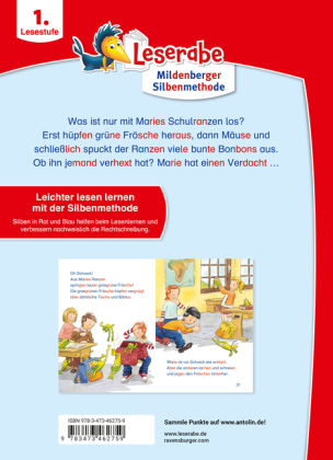 Leserabe mit Mildenberger Silbenmethode - Der verhexte Schulranzen