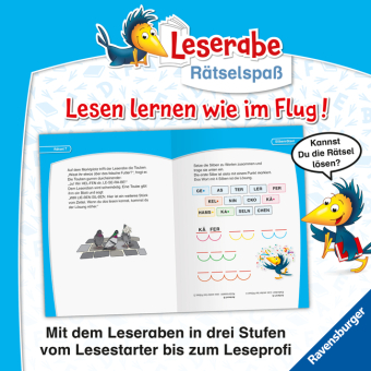 Leserabe Rätselspaß - Krimirätsel zum Lesenlernen (2. Lesestufe)