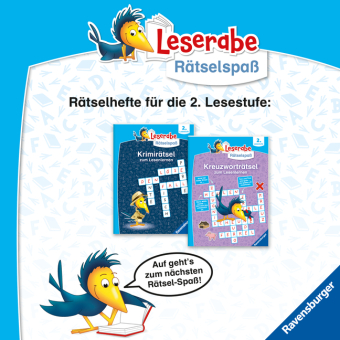 Leserabe Rätselspaß - Krimirätsel zum Lesenlernen (2. Lesestufe)