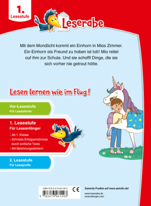 Leserabe 1. Lesestufe - Mein Freund, das Einhorn