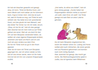 Krippenspiel mit Hund