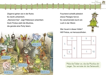 Pettersson und Findus. Findus erlebt ein Abenteuer