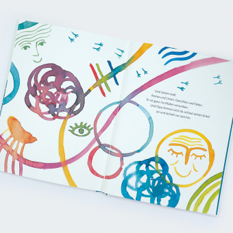 Opa, warum hast du Falten? 