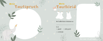 Meine Taufe - blau
