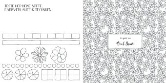 Blütentraum - Florale Motive ausmalen