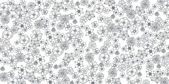 Blütentraum - Florale Motive ausmalen
