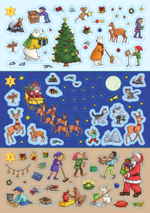 Mein Sticker-Adventskalender