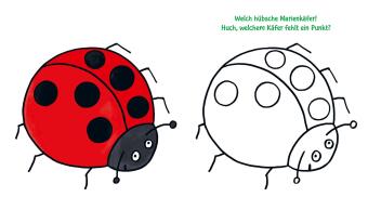 Ausmalbilder für Kita-Kinder: Das dicke Kindergarten-Malbuch: Auf der Wiese