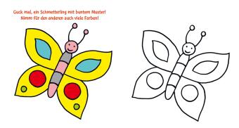 Ausmalbilder für Kita-Kinder: Das dicke Kindergarten-Malbuch: Auf der Wiese