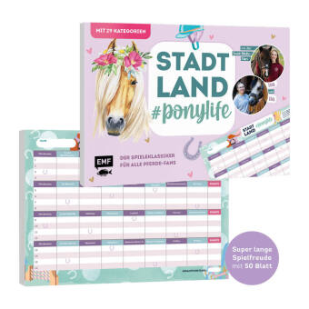 Stadt, Land, # ponylife - Der Spieleklassiker für alle Pferde-Fans