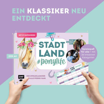 Stadt, Land, # ponylife - Der Spieleklassiker für alle Pferde-Fans