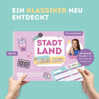 Stadt, Land, Alles Ava - Der Spieleklassiker für Kids und Teens