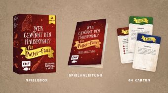 Kartenspiel: Wer gewinnt den Hauspokal? Das Partyspiel für alle Harry Potter-Fans