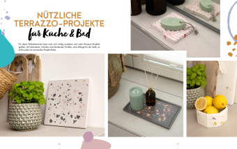 Terrazzo-Dekoideen einfach selber gießen