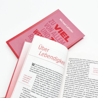 Zu viel von Allem und zu wenig vom Richtigen 