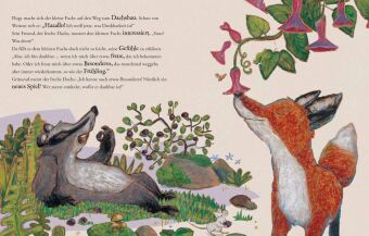 "Danke!", sagt der kleine Fuchs