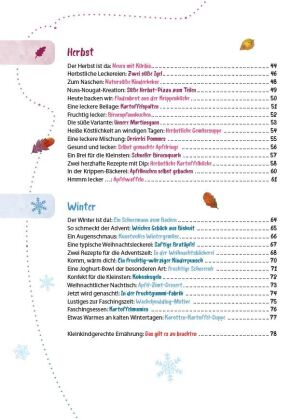 Das Krippen-Jahreszeitenbuch: Unsere Lieblingsrezepte