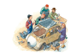 Willy Werkel baut ein E-Auto