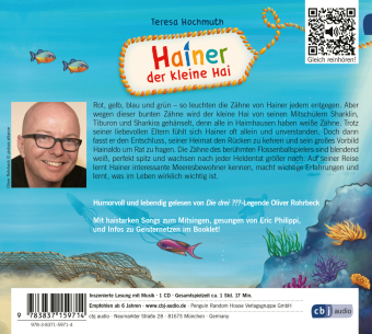Hainer der kleine Hai - Die heimliche Reise,1 Audio-CD