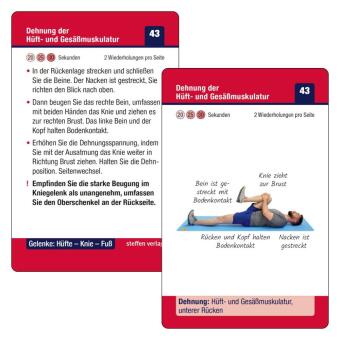 Trainingskarten Gelenke: Hüfte - Knie - Fuß