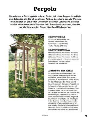 Gartenmöbel aus Holz