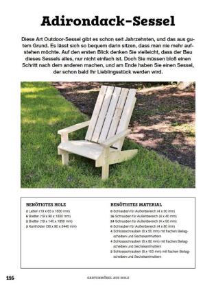 Gartenmöbel aus Holz