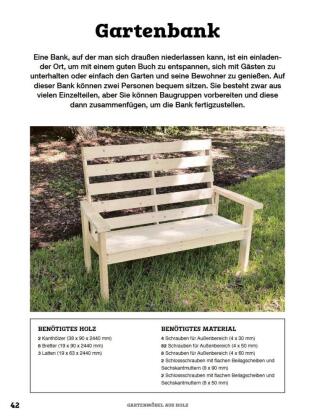 Gartenmöbel aus Holz