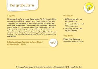 30 Kinderyoga-Partnerübungen für Koordination, Kommunikation und Konzentration