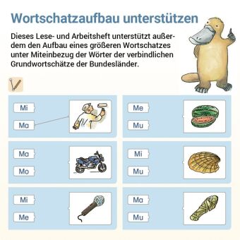 Lesen mit Rico Schnabel, Heft 1: Silben