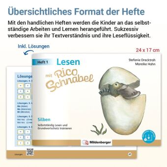 Lesen mit Rico Schnabel, Heft 1: Silben