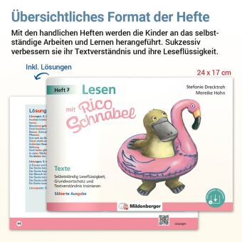 Lesen mit Rico Schnabel, Heft 7: Texte - silbierte Ausgabe