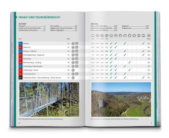 KOMPASS Wanderführer Schwäbische Alb, 75 Touren mit Extra-Tourenkarte