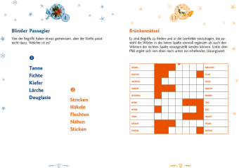 Adventskalenderbuch mit Türchen - All überall auf den Tannenspitzen ...