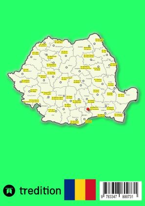 Rumänien Autoatlas, Straßenatlas  2023/2024 1:200.000 (România)