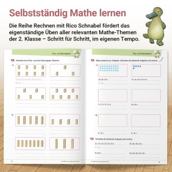 Rechnen mit Rico Schnabel Klasse 2, Heft 2 - Selbstständig das Multiplizieren und Dividieren trainieren