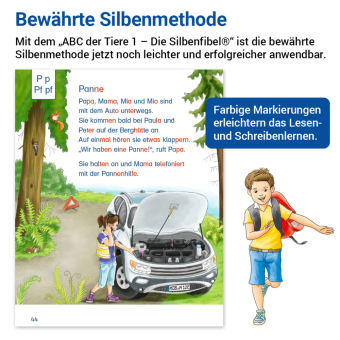 ABC der Tiere 1 Neubearbeitung - Die Silbenfibel